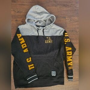Victoria's Secret & 5th and Ocean US Army black & grey hoodie Size S